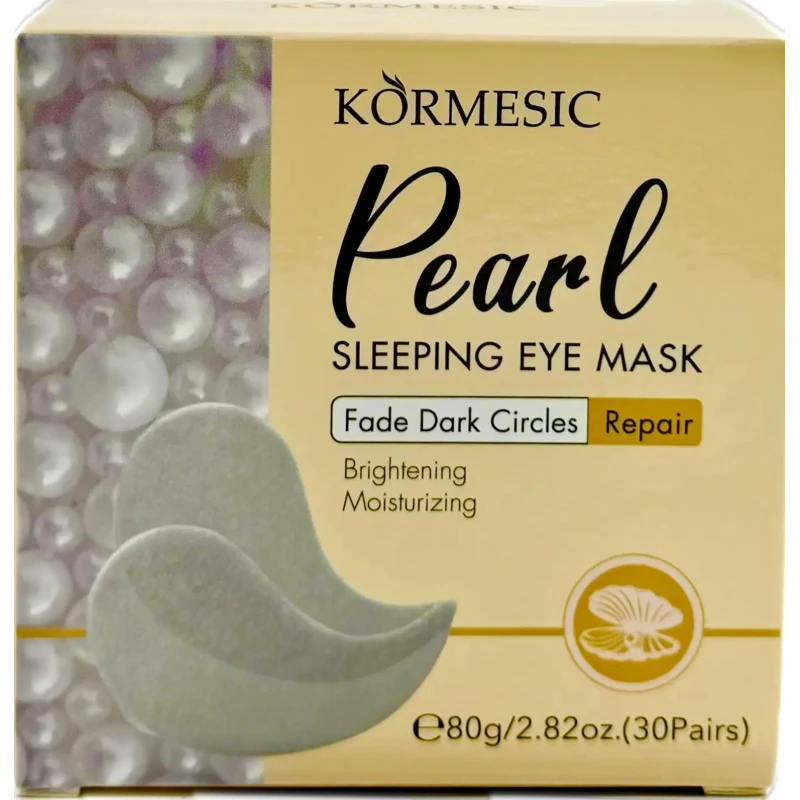 Патчи для глаз KORMESIC с экстрактом жемчуга, 80 г (60 шт/30 пар)