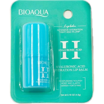Увлажняющий бальзам для губ BIOAQUA с гиалуроновой кислотой, 4.5 г
