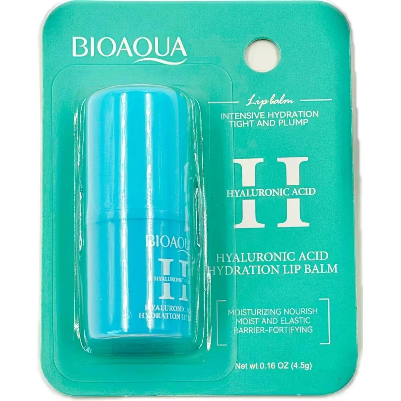 Увлажняющий бальзам для губ BIOAQUA с гиалуроновой кислотой, 4.5 г