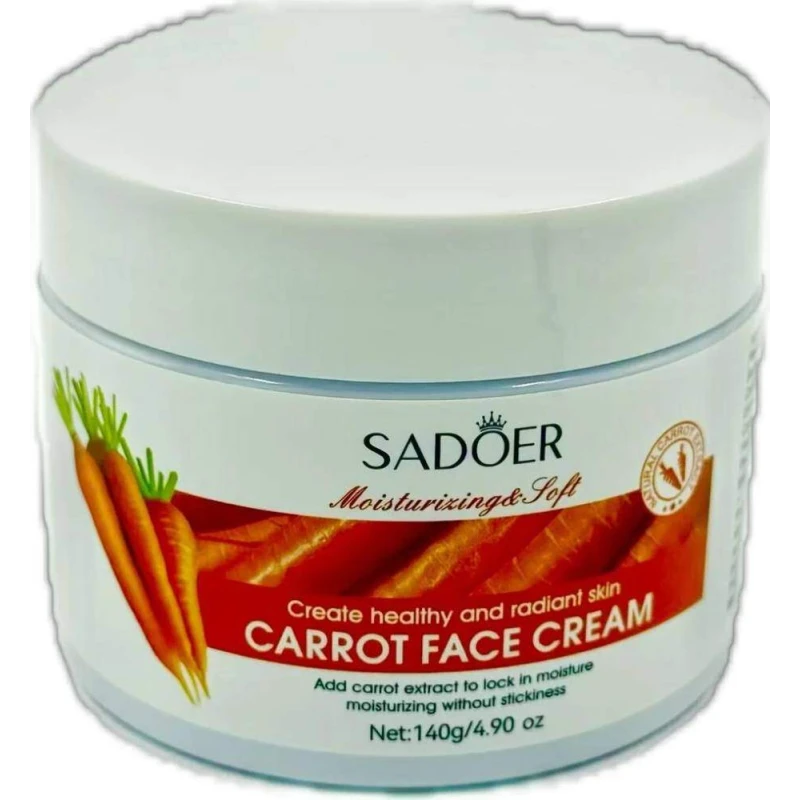 Крем для лица увлажняющий "Carrot Moisturising and soft", 140 г