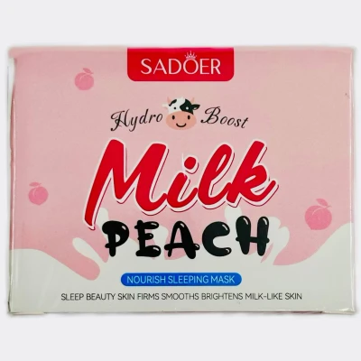 Маска для лица SADOER ночная питательная с экстрактом молока и персика 120г