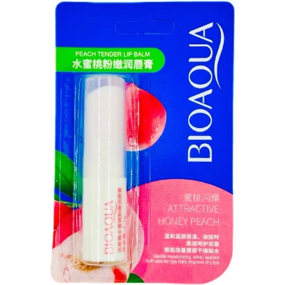 Бальзам для губ BIOAQUA с экстрактом персика 2,7г