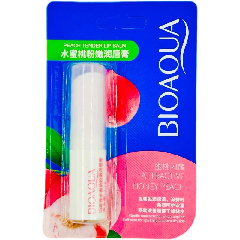 Бальзам для губ BIOAQUA с экстрактом персика 2,7г