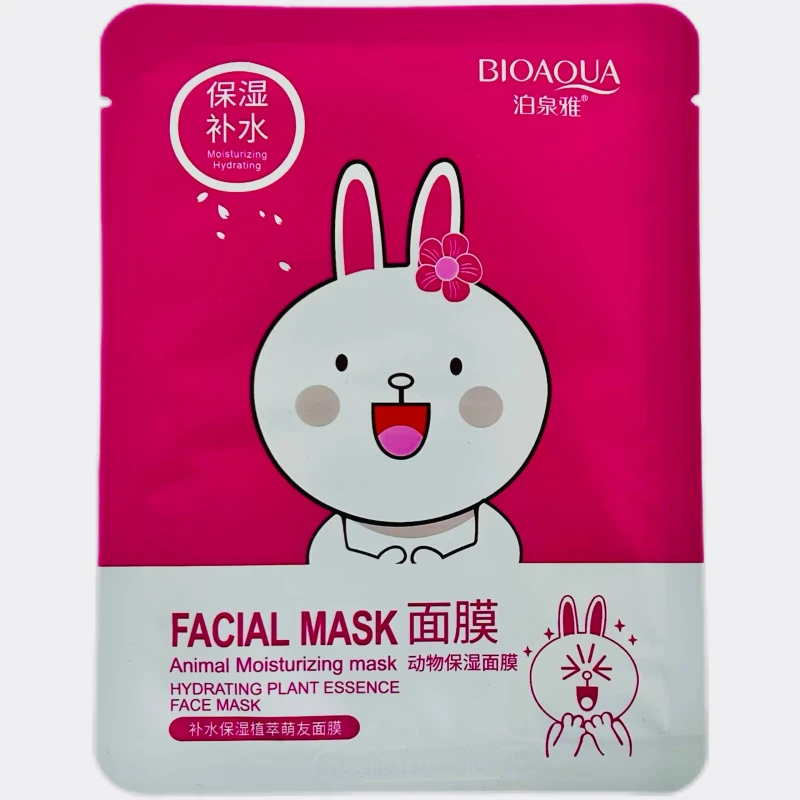 Маска тканевая для лица BIOAQUA  с гиалуроновой кислотой и цветов сакуры 30г