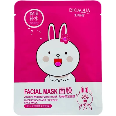 Маска тканевая для лица BIOAQUA  с гиалуроновой кислотой и цветов сакуры 30г