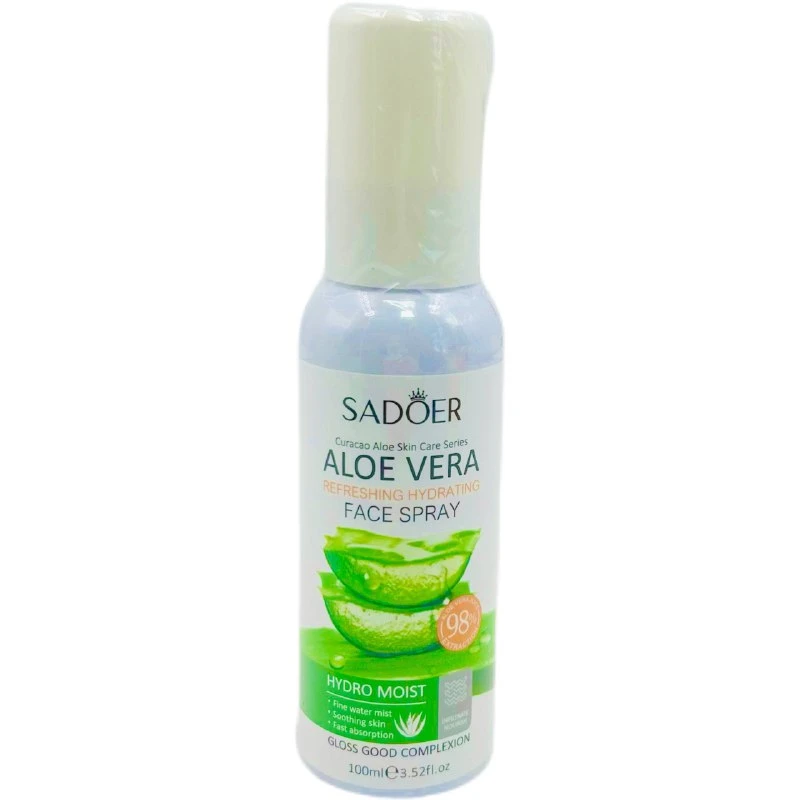 Мист (спрей) для лица SADOER освежающий, увлажняющий "Fresh Aloe", 100мл