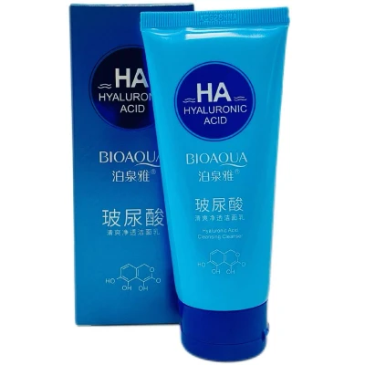 Пенка для умывания лица BIOAQUA с гиалуроновой кислотой 100г