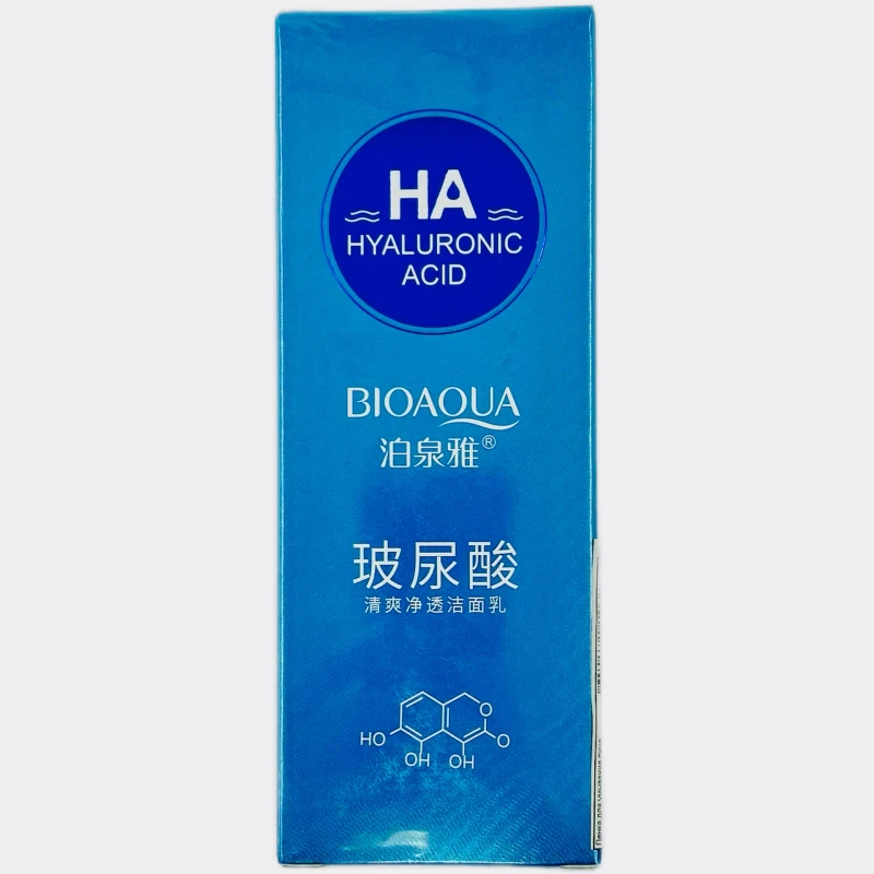 Пенка для умывания лица BIOAQUA с гиалуроновой кислотой 100г