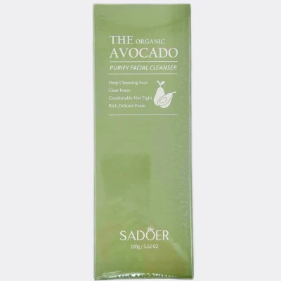 Пенка для умывания лица SADOER "The Organic Avocado", 100г