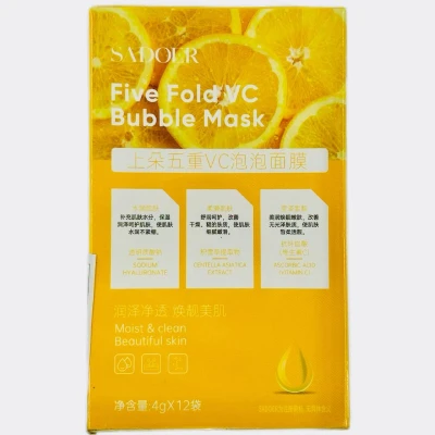 Пузырьковая маска SADOER с витамином С 12х4г