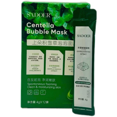 Пузырьковая маска SADOER с центеллой Азиатской 12х4г