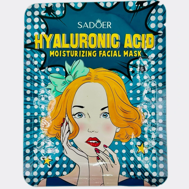 Тканевая маска SADOER антиоксидантная увлажняющая с маслом виноградных косточек 25