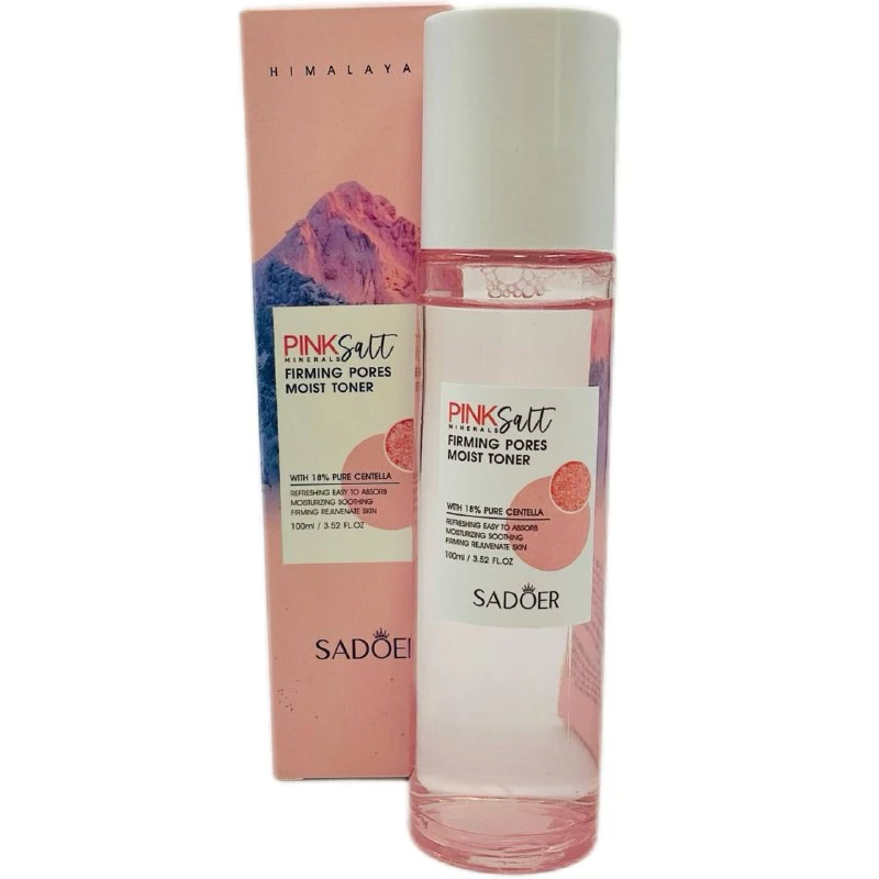 Тонер SADOER увлажняющий с гималайской розовой солью и центеллой 100мл