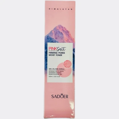 Тонер SADOER увлажняющий с гималайской розовой солью и центеллой 100мл
