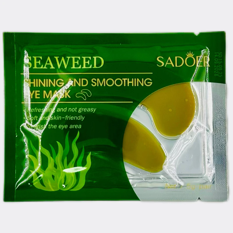 Патчи для кожи вокруг глаз SADOER "Seaweed", 7.5г/пара