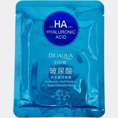 Маска тканевая для лица BIOAQUA  с гиалуроновой кислотой и экстрактом гамамелиса 30г
