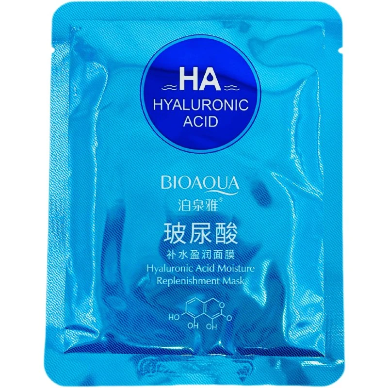 Маска тканевая для лица BIOAQUA  с гиалуроновой кислотой и экстрактом гамамелиса 30г