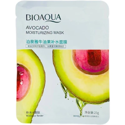 Маска тканевая для лица BIOAQUA с экстрактом авокадо 25 г.