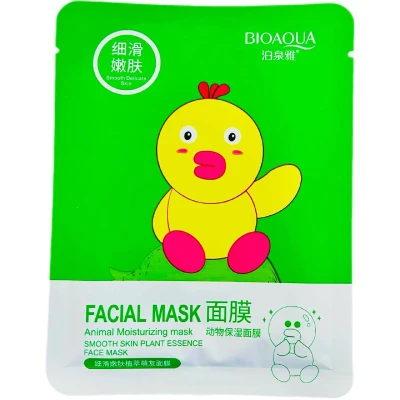 Маска тканевая для лица BIOAQUA  с экстрактом граната и лимона "Утёнок" 30г