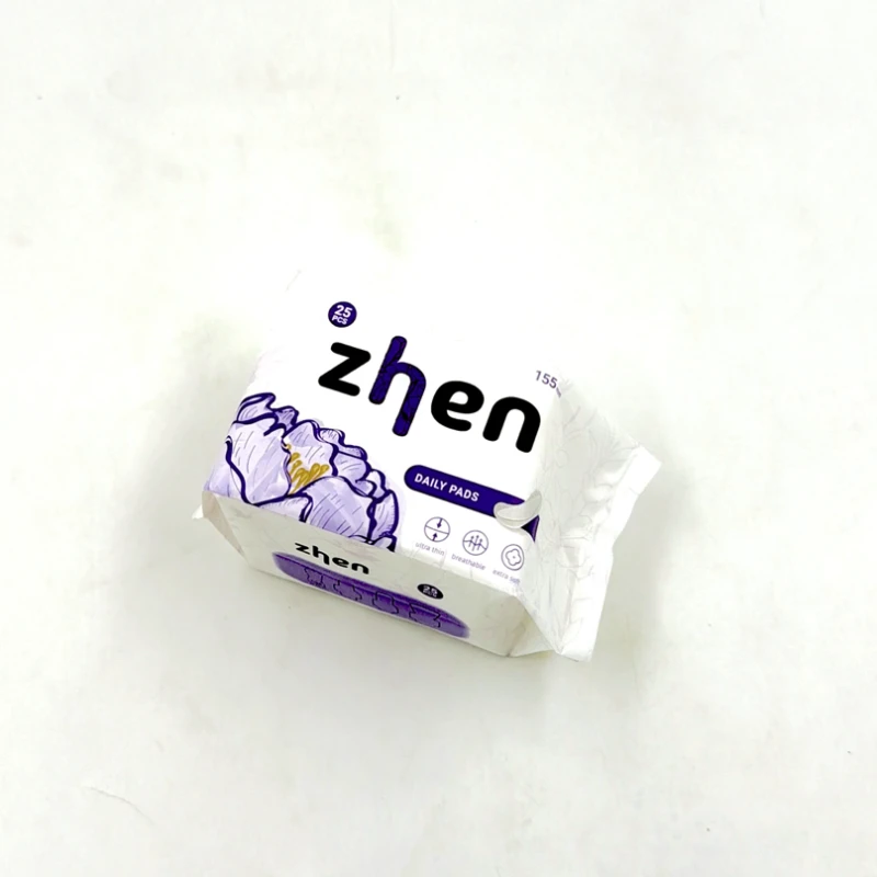 Zhen 25шт Прокладки гигиенические ежедневные "DAILY PADS" 155мм 1/120,WSH-155/25