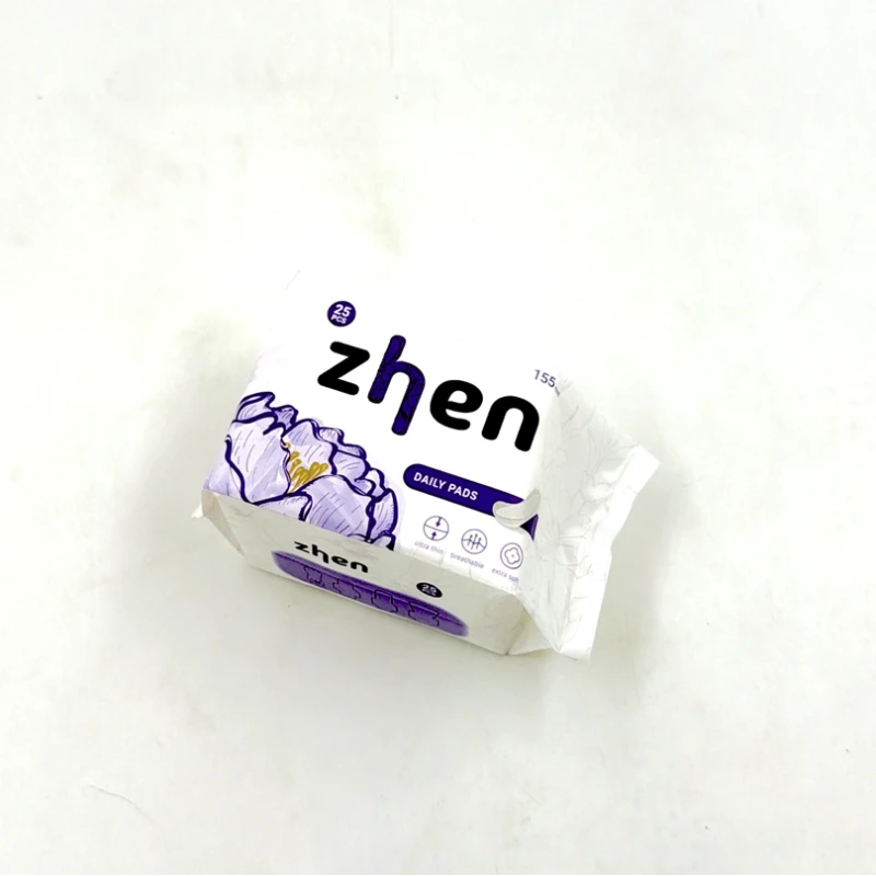 Zhen 25шт Прокладки гигиенические ежедневные "DAILY PADS" 155мм 1/120,WSH-155/25