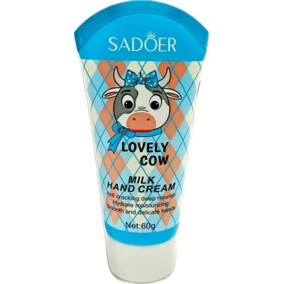 Крем для рук SADOER увлажняющий "Lovely cow", 60 г