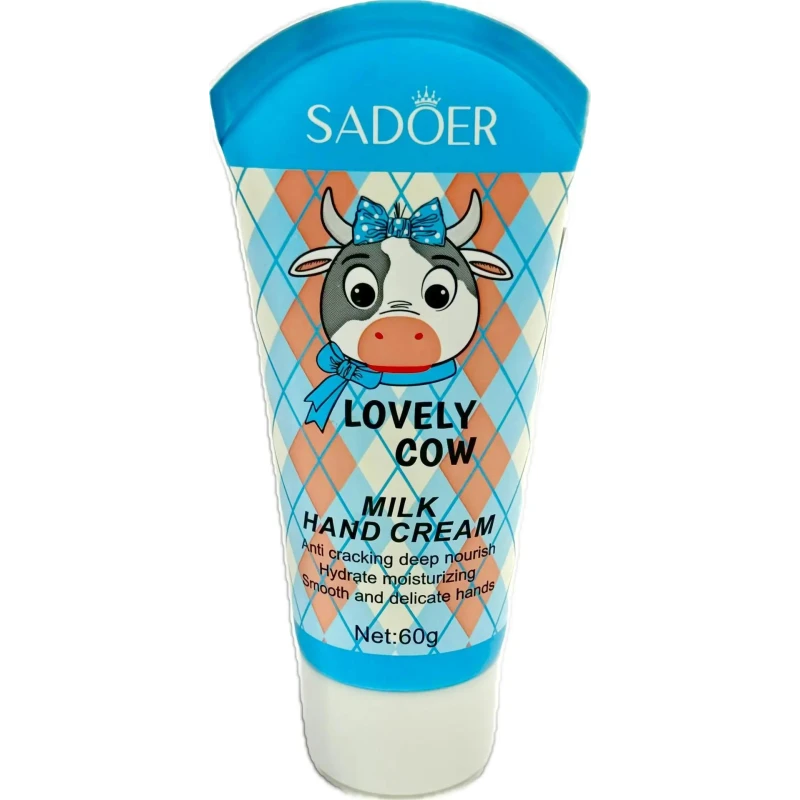 Крем для рук SADOER увлажняющий "Lovely cow", 60 г